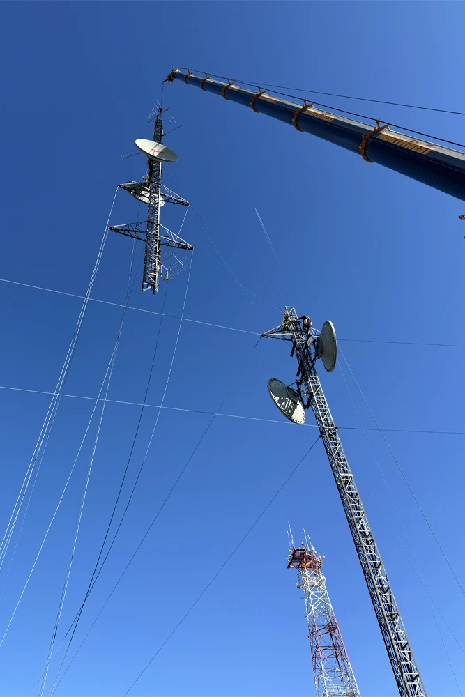 Sun Setting over a Cell Tower